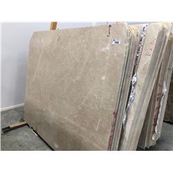 FULL SLAB OF NATURAL MARBLE, APPROXIMATELY 87" X 72"