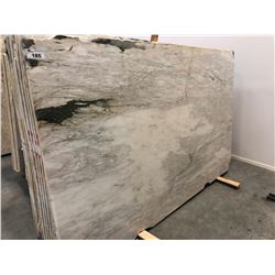 FULL SLAB OF NATURAL MARBLE, APPROXIMATELY 107  X 66 