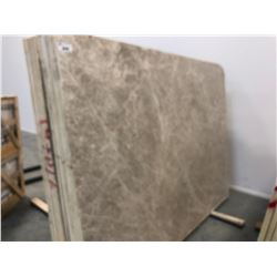 FULL SLAB OF NATURAL MARBLE, APPROXIMATELY 105" X 78"