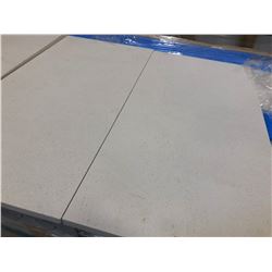 CRATE OF NATURAL LIMESTONE TILES, 1' X 2', 132 TILES, 264 SQ FT TOTAL