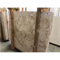 FULL SLAB OF NATURAL MARBLE, APPROXIMATELY 72  X 63 