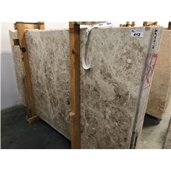 FULL SLAB OF NATURAL MARBLE, APPROXIMATELY 100" X 60"