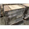 Image 2 : CRATE OF 'FOSSILIZED WOOD' MULTI USE BETA TILES - SAND, 1' X 2', 648 SQ FT TOTAL
