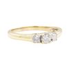 Image 1 : 0.35 ctw Diamond Ring - 14KT Yellow Gold