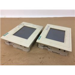 (2) Siemens 6AV6 545-0BC15-2AX0 Touch Panel