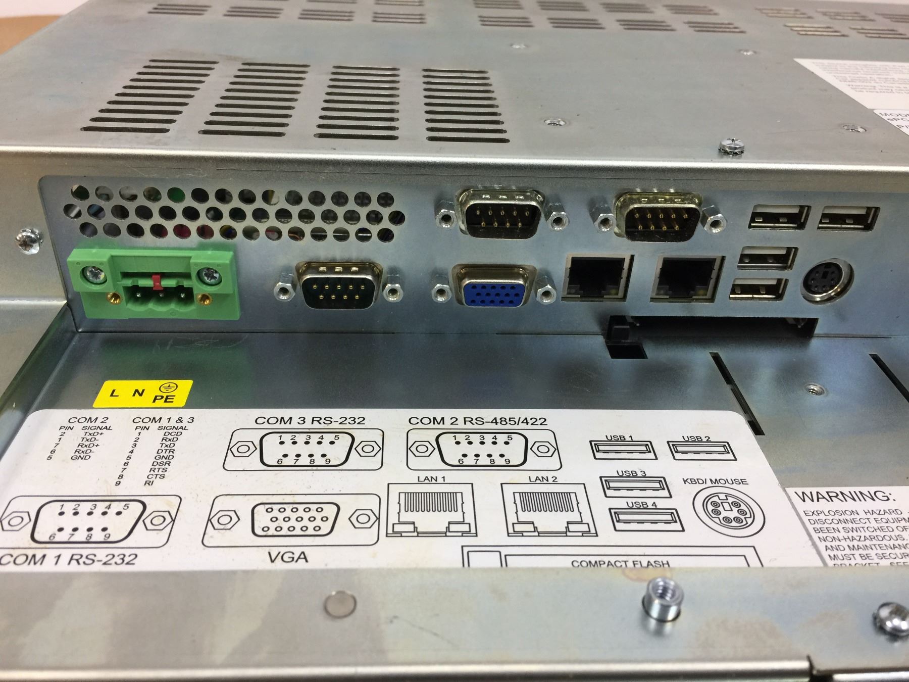 Nematron ePC1500T-N270-2GB-40SS-XP Touchscreen Operator Interface