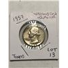 Image 1 : 1957 Silver Washington US Quarter Beautiful Toning