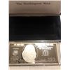 Image 2 : US 100 Medal Bill in Washington Mint Velvet Case Not sure if it is Silver