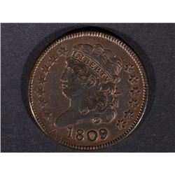 1809 CLASSIC HEAD HALF CENT XF