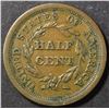Image 2 : 1851 HALF CENT, AU+