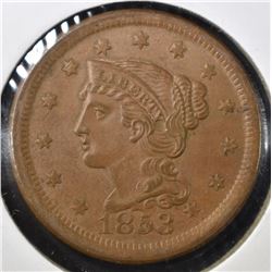 1853 LARGE CENT, AU