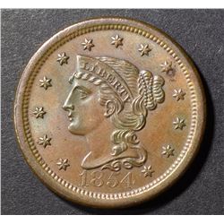1854 LARGE CENT, AU