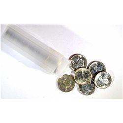 BU ROLL OF 1942-P SILVER JEFFERSON NICKELS
