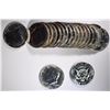 Image 1 : BU ROLL OF 1967 SMS KENNEDY HALF DOLLARS
