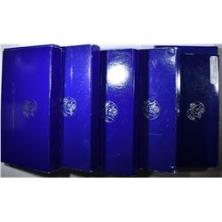 5-1986 STATUE OF LIBERTY 2-COIN Pf COMMEM SETS