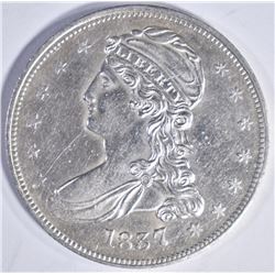 1837 BUST HALF DOLLAR REEDED EDGE