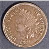 Image 1 : 1871 INDIAN CENT, CH BU+ NICE!