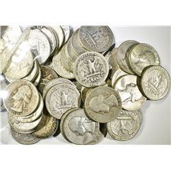 50-90% SILVER WASHINGTON QUARTERS