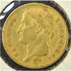 1811-A FRANCE GOLD 20 FRANC,  PARIS MINT