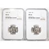 Image 1 : (2) 1965 NICKELS NGC MS-66