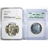 Image 1 : 2-GRADED KENNEDY HALF DOLLARS: