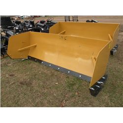 8ft snowpusher w/bolt-on metal cutting edge -NEW