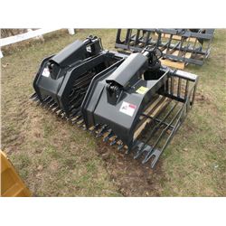 Stout 72" rock grapple w/couplers -New