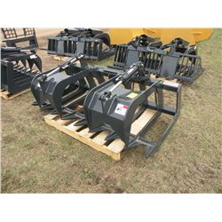 Stout 72" brush grapple w/couplers -New