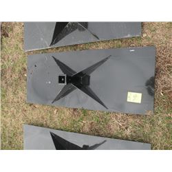Receiver hitch for skidloader -New