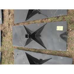 Receiver hitch for skidloader -New