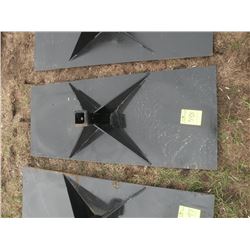 Receiver hitch for skidloader -New