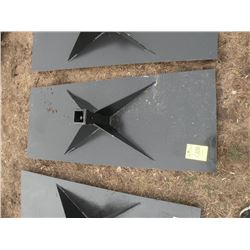 Receiver hitch for skidloader -New