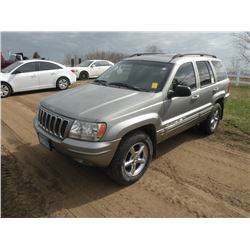 2002 Jeep Grand Cherokee SN#-1J8GW68J42C152905