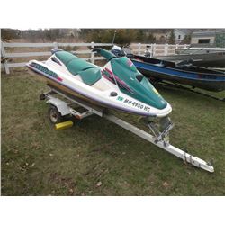 1996 Bombardier GTS w/1972 PWC trailer SN#-ZZNC6023D696