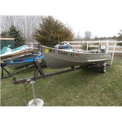 1968 Sea Nymph boat w/2004 trailer SN#-480687