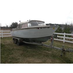 1968 Crestliner 19ft boat w/1965 trailer SN#-M6139