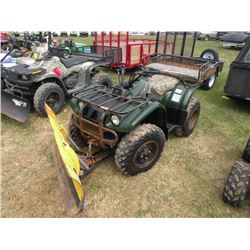 2000 Yamaha Kodiak w/plow SN#-JY4AJ03W7YA004228