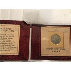 1906 Liberty Head V Nickel in Descriptive Info Package