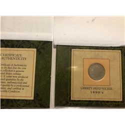 1899 Liberty Head V Nickel in Descriptive Info Package