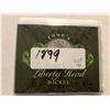 Image 2 : 1899 Liberty Head V Nickel in Descriptive Info Package
