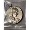 Image 1 : 1962 D High Grade Silver Franklin Half Dollar Nice Early US Coin