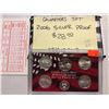 Image 1 : 2006 Silver Proof 50 States Quarter Set NV NE CO ND SD
