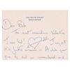 Image 1 : Jacqueline Kennedy Autograph Letter Signed to Robert McNamara