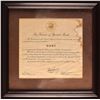 Image 1 : John F. Kennedy Signed Merit Award