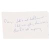 Image 1 : Jacqueline Kennedy Pair of Handwritten Notes
