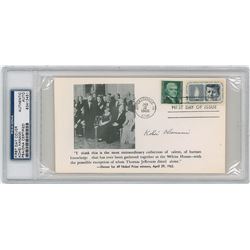 John F. Kennedy: Kohei Hanami Signed First Day Cover