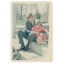 John F. Kennedy and Son 1963 Original Photograph by Cecil Stoughton