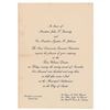 Image 1 : John F. Kennedy Texas Welcome Dinner Invitation and Ticket