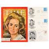 Image 1 : Ethel Kennedy Group of (4) Signed Items