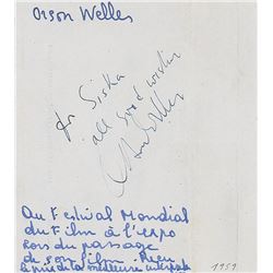 Orson Welles